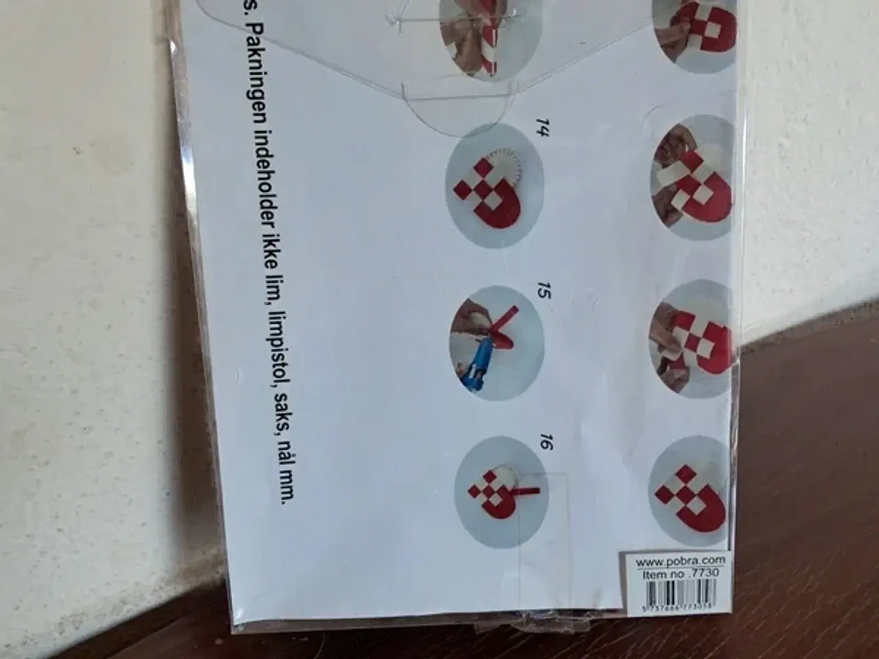 Billede 2 - Flet selv julehjerter