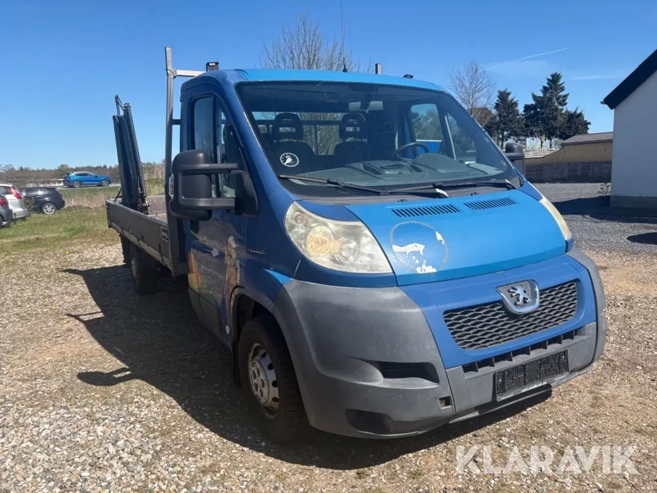 Billede 3 - Ladbil Peugeot BOXER 2.2 HDI L3 LADVOGN 3-DØRS med kran