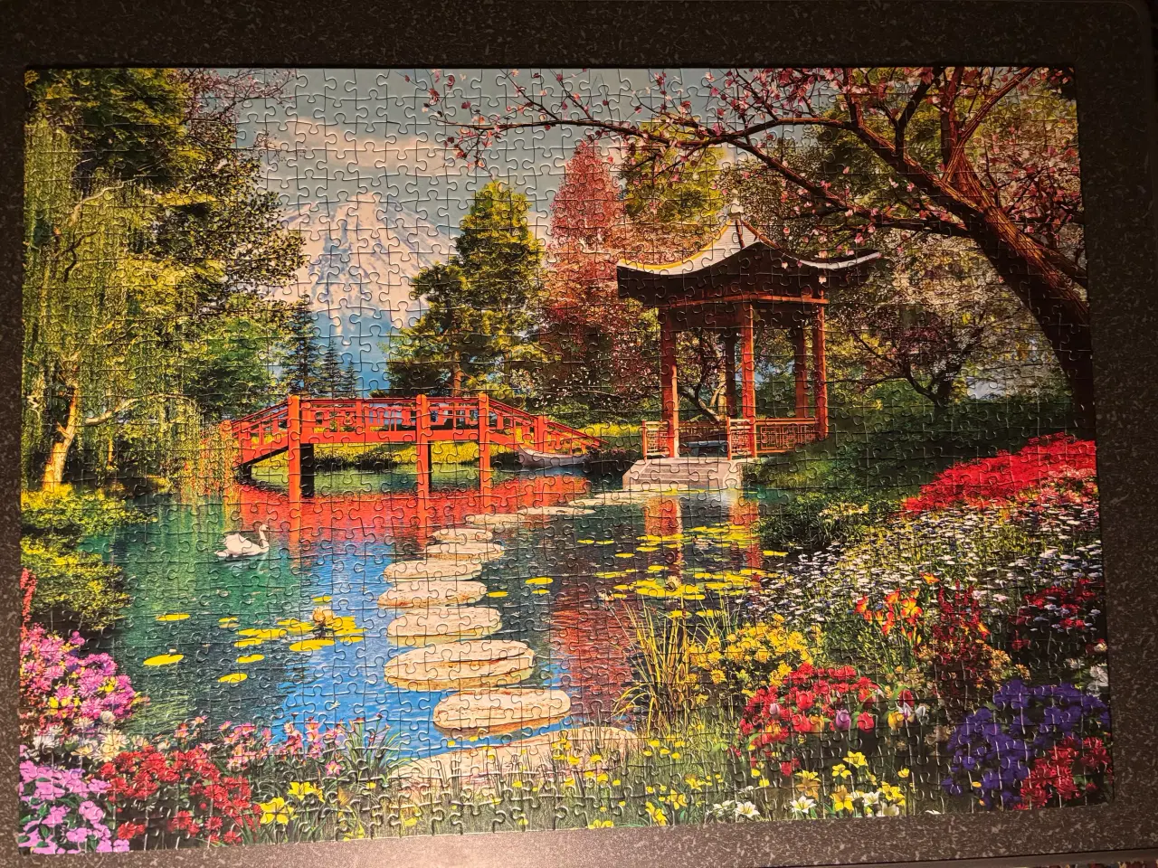 Billede 2 - Puslespil med 1000 brikker