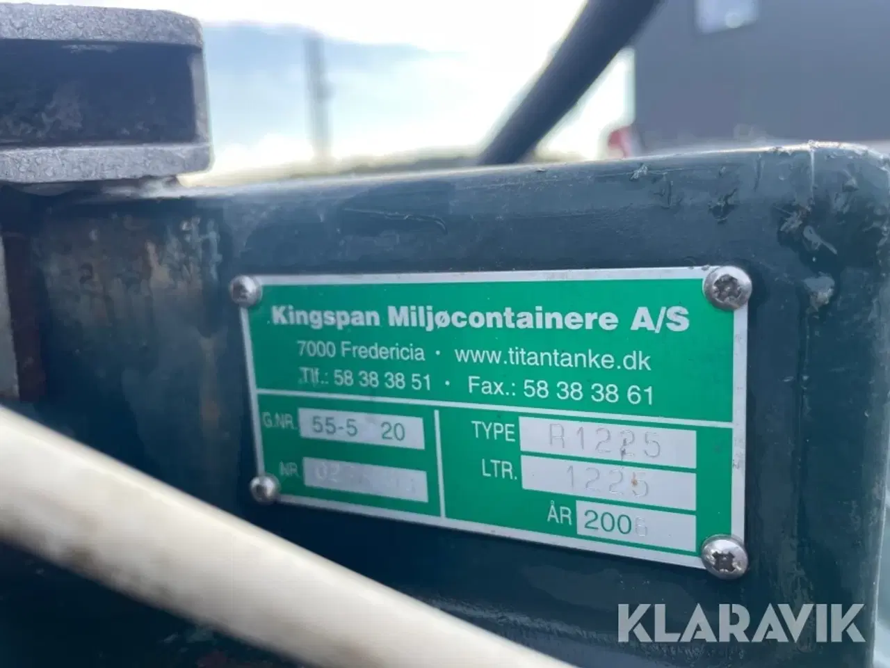 Billede 12 - Diesel tank Kingspan 1025liters