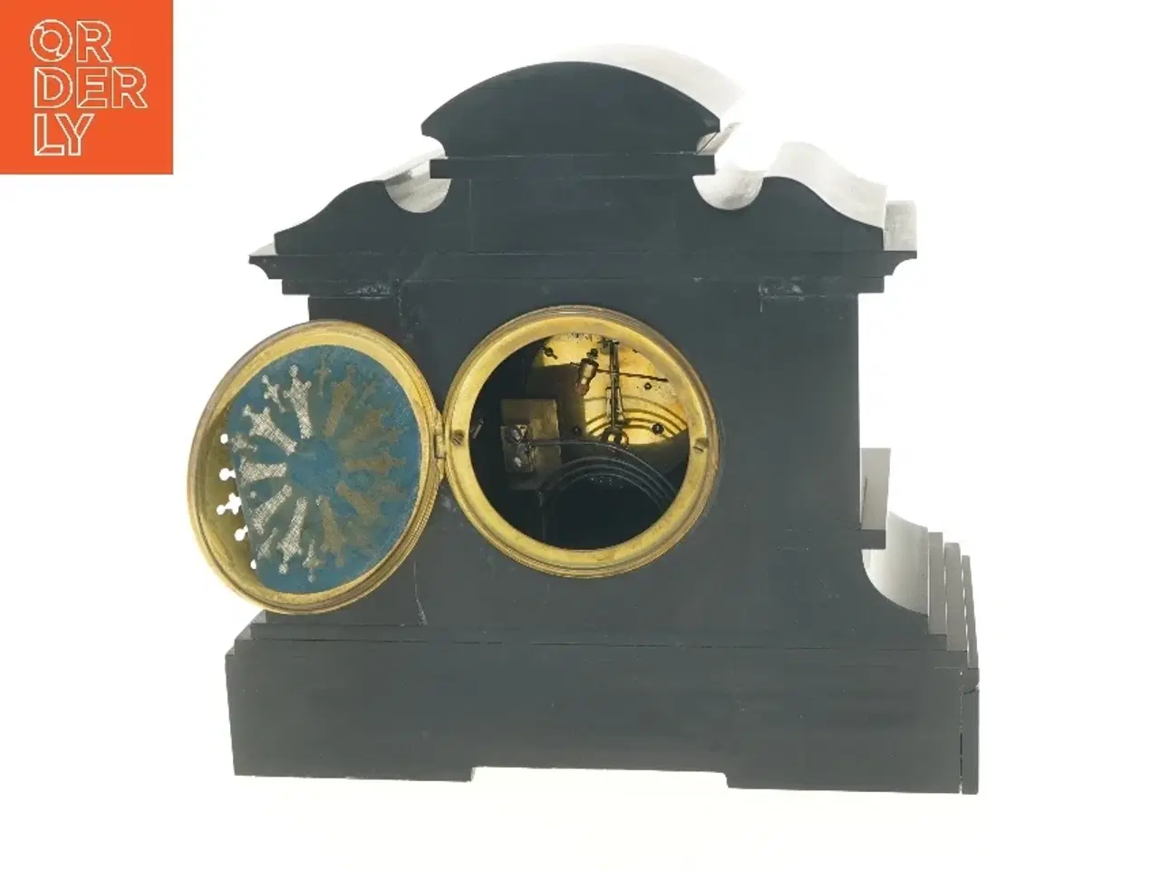 Billede 4 - Antik bordur med nøgle (str. 32x15x30 cm)