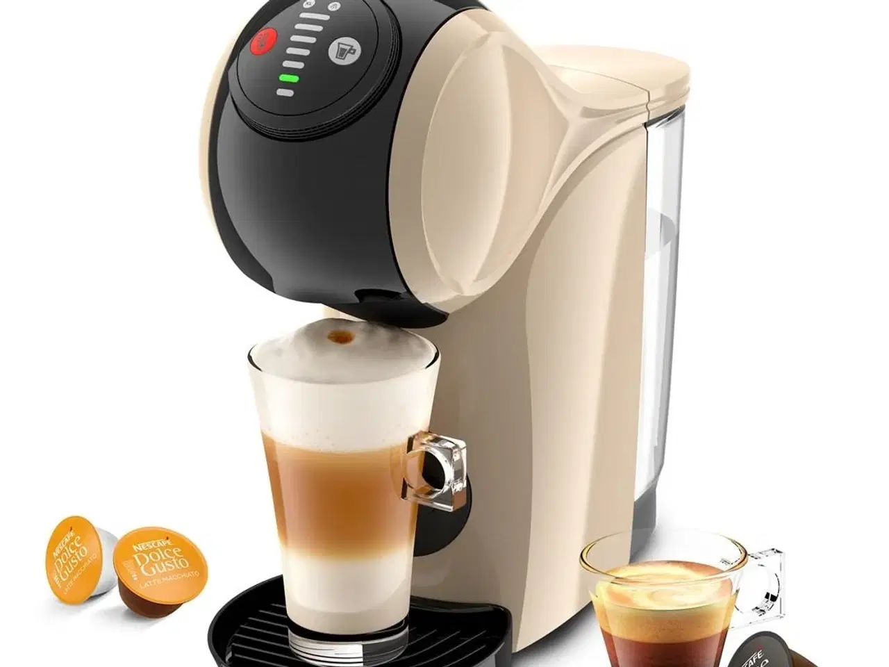 Billede 1 - Kapselkaffemaskine De’Longhi Genio S Nescafé Dolce Gusto – taupe