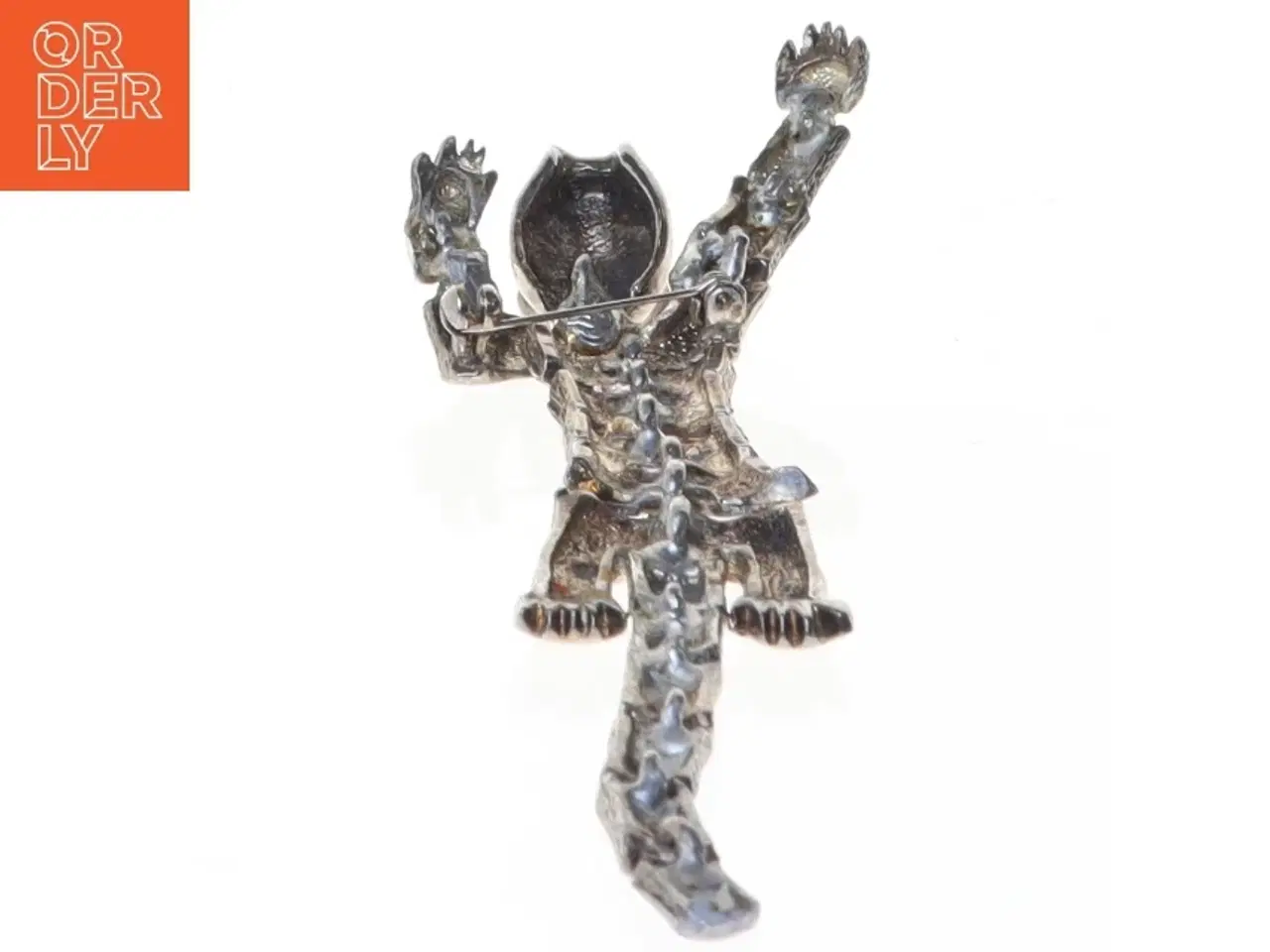 Billede 3 - Sølvbrosche af (str. 15 x 5 cm)