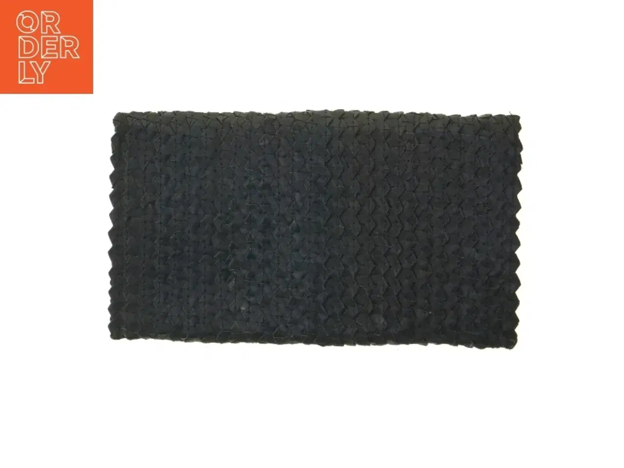 Billede 2 - Vævet sort clutch (str. 29x17 cm)