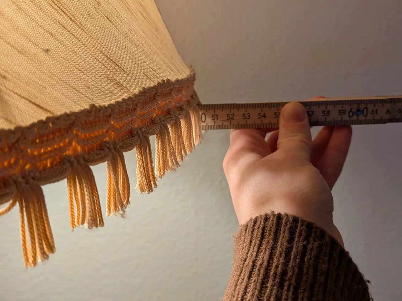 Billede 8 - Antik messing standerlampe