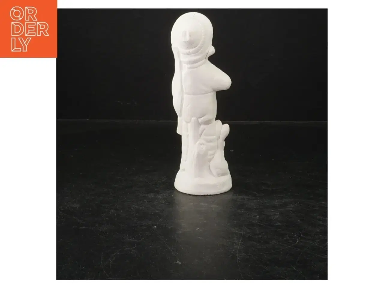 Billede 2 - Hvid porcelæn figur (str. 19 cm)