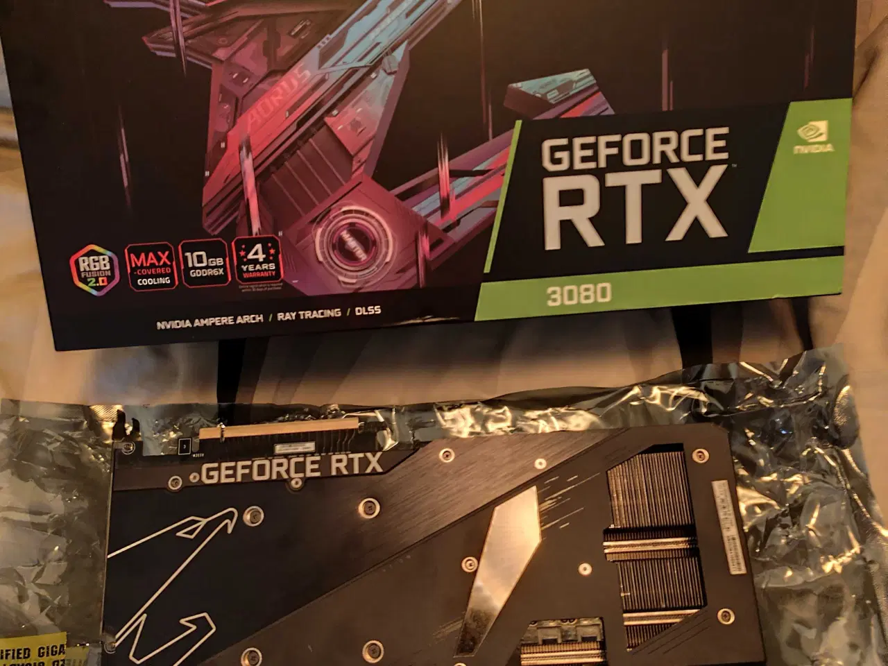 Billede 5 - Gigabyte Aorus RTX 3080 grafikkort