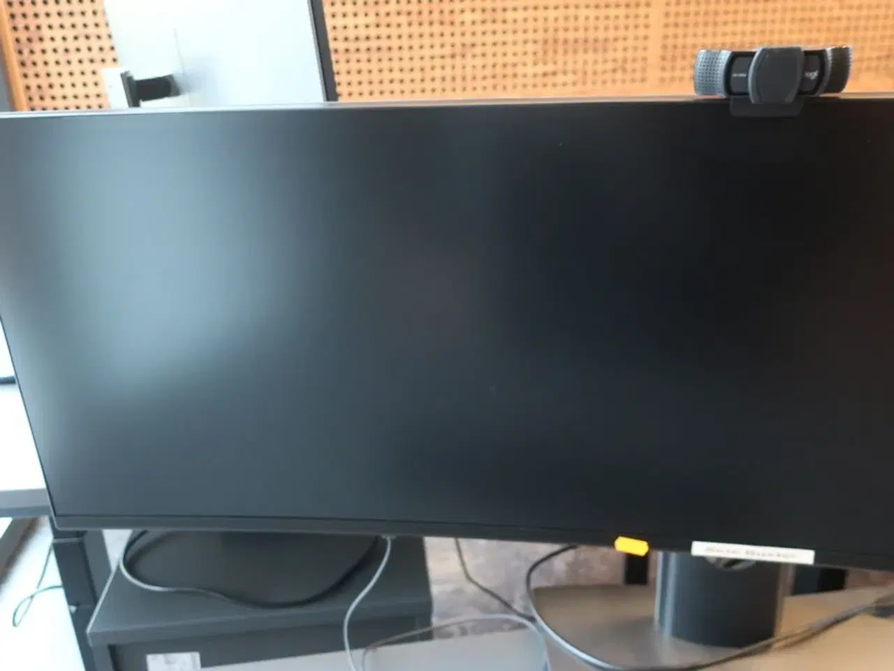 Billede 3 - Buet skærm 49" DELL U4919DW inkl. tastatur/mus og webcam