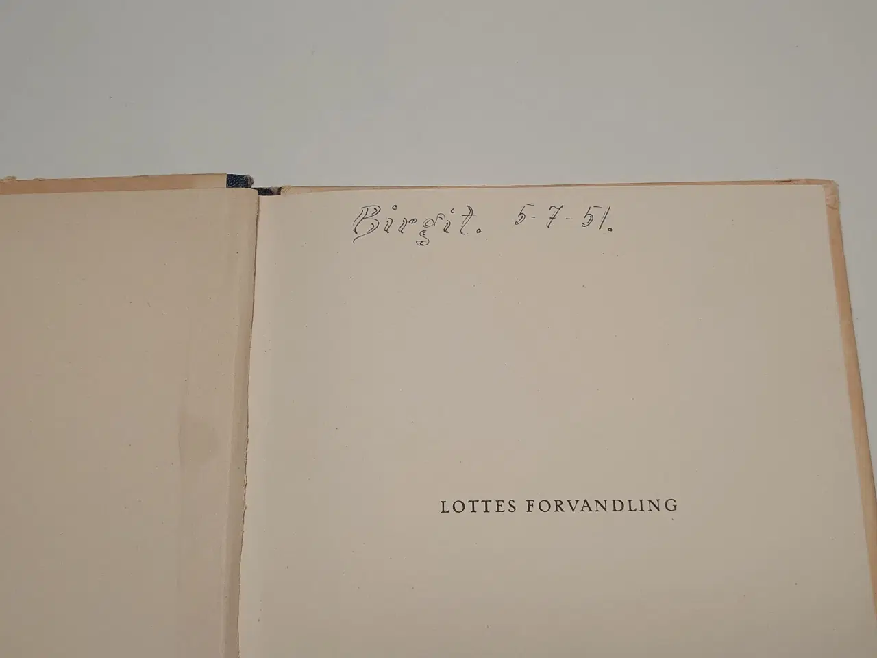 Billede 3 - Aase Hauch: Lottes forvandling. 1. udg. 1949.