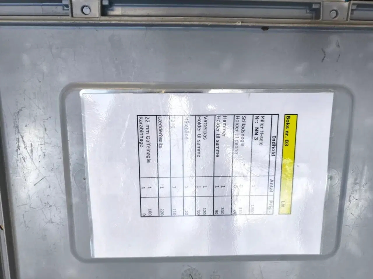 Billede 2 - Kasse m. sikringsgrej samt div.