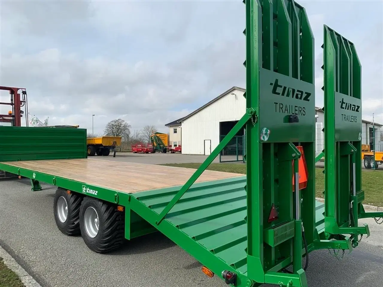 Billede 16 - Tinaz 12 tons - Multitrailer - 3 i en MASKINTRAILER - HALMVOGN - TRANSPORTVOGN