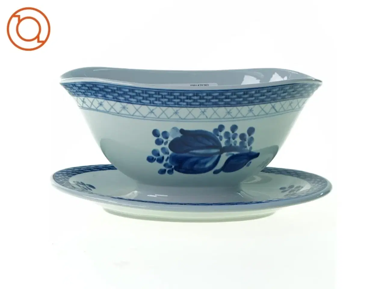 Billede 1 - Royal Copenhagen Tranquebar Sovseskål # 11/2391 fra Royal Copenhagen (str. 21 x 14 x 9 cm)