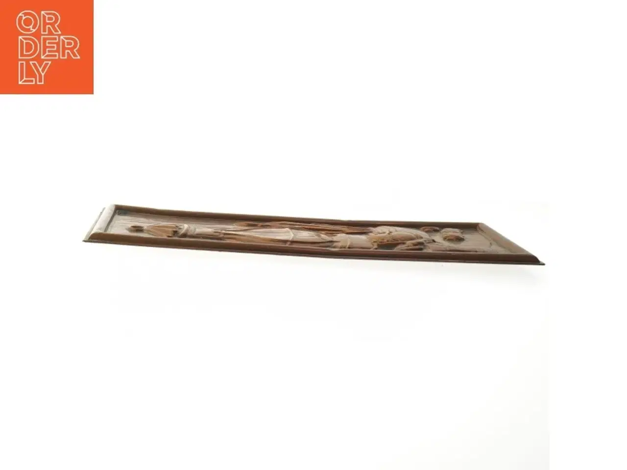 Billede 3 - Dekorativ kobberrelief (str. 37x16 cm)