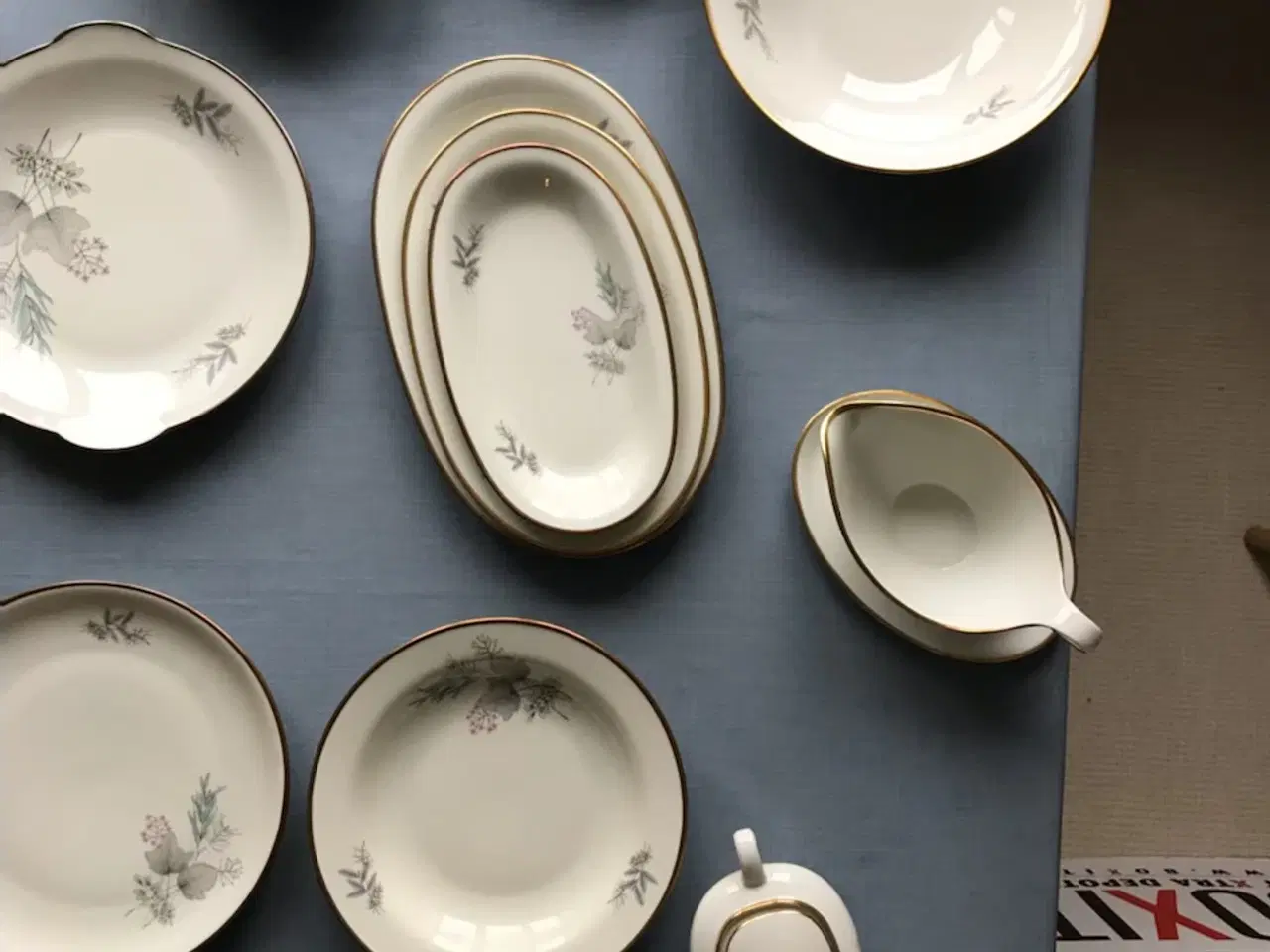 Billede 5 - Karup stel, Kjøbenhavns porcelæns maleri 60 dele