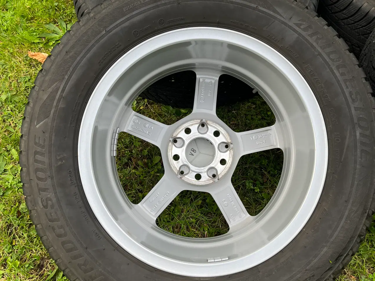 Billede 4 - Mercedes vinter dæk på Alu fælge til en GLB