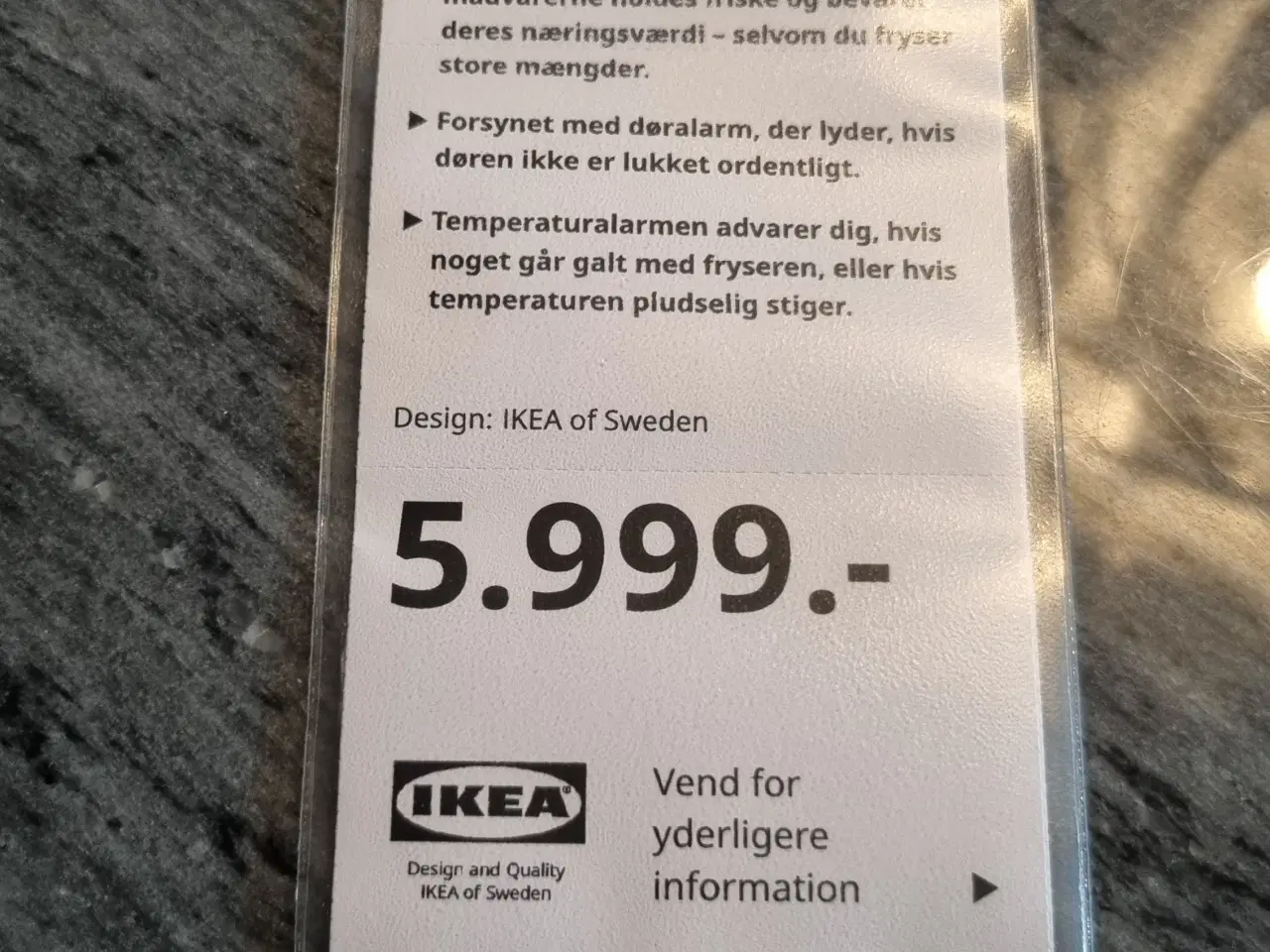 Billede 3 - Ikea Frysa 700 integreret fryseskab fryser skabsfr