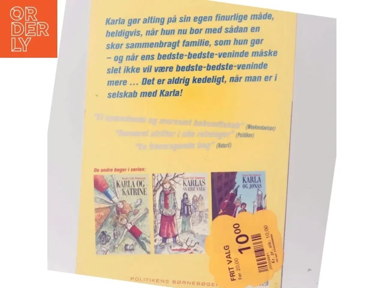 Billede 3 - Karlas Kabale af Renée Toft Simonsen (Bog)