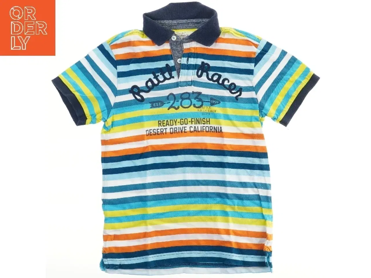 Billede 1 - Stribet Polo T-Shirt fra H&M (str. 146)