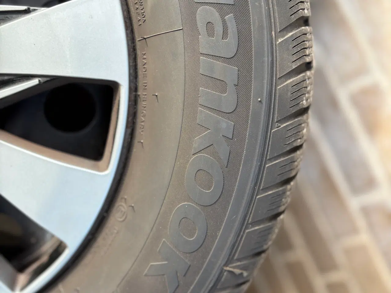 Billede 2 - 16” hankook vinterdæk med stålfælge