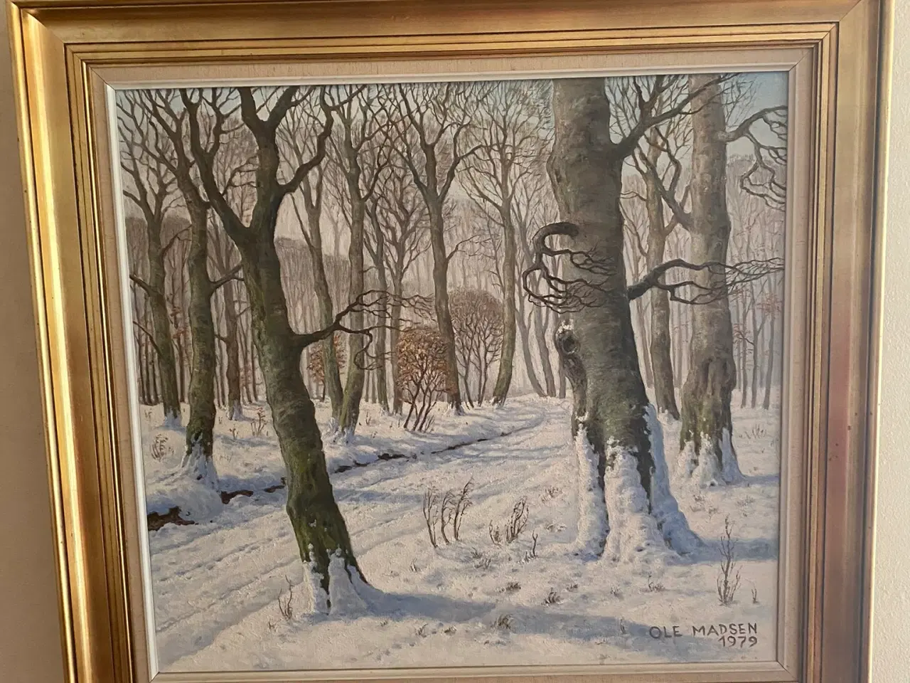 Billede 1 - Oliemaleri af Ole Madsen, Christiansfeld