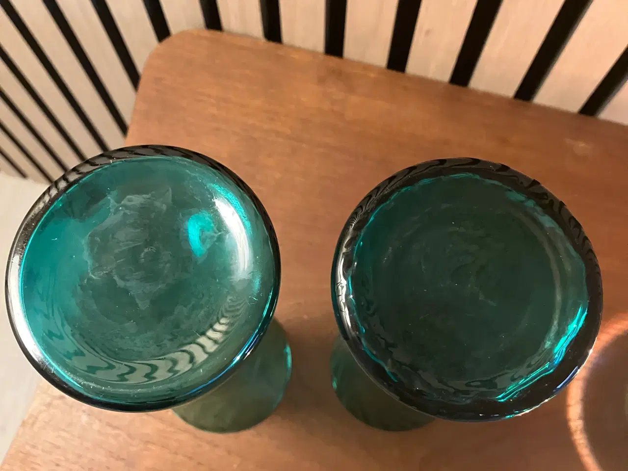 Billede 4 - Grønne hyacintglas med optiske striber 