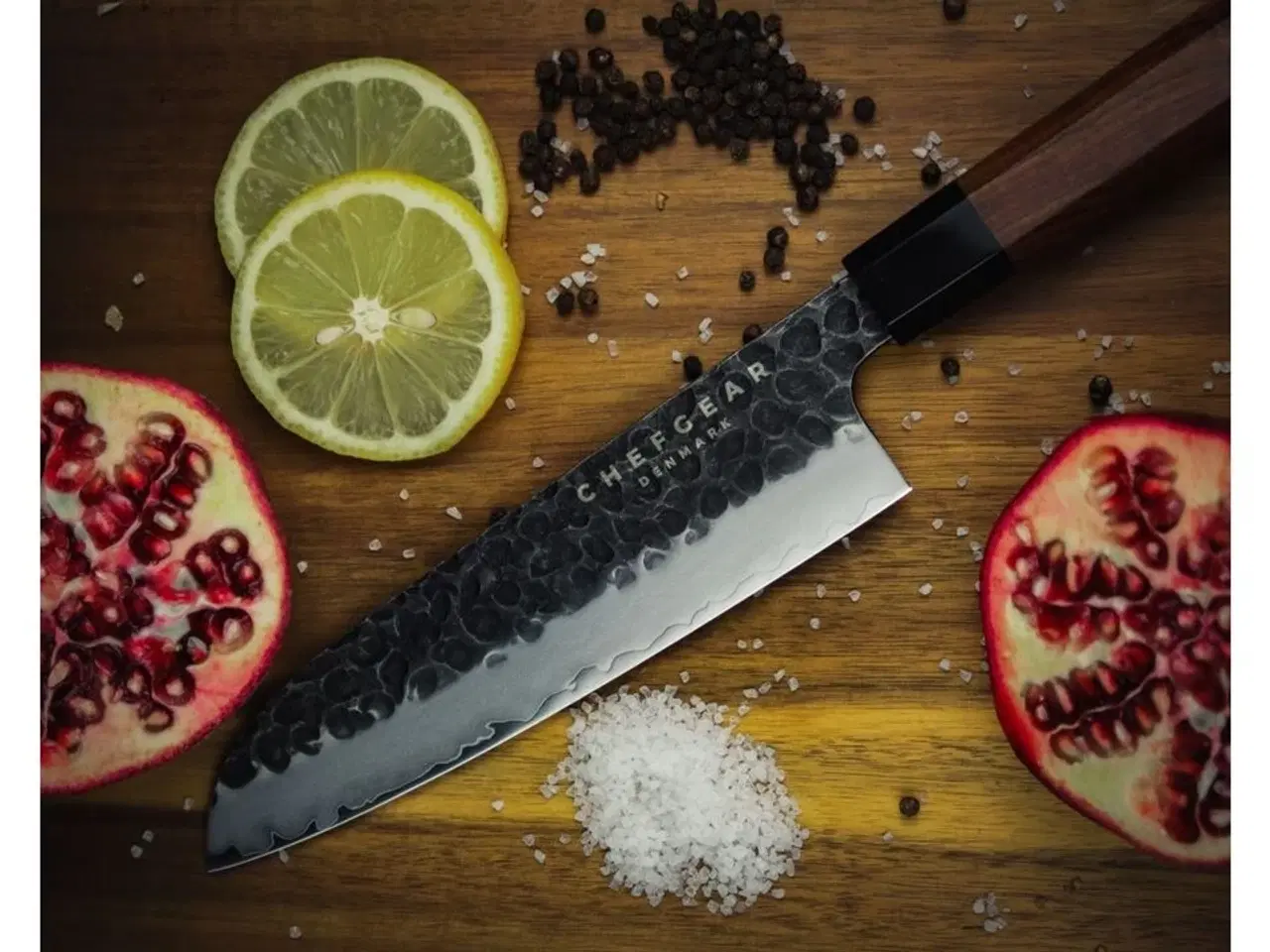 Billede 1 - Santokukniv, 18 cm knivblad.