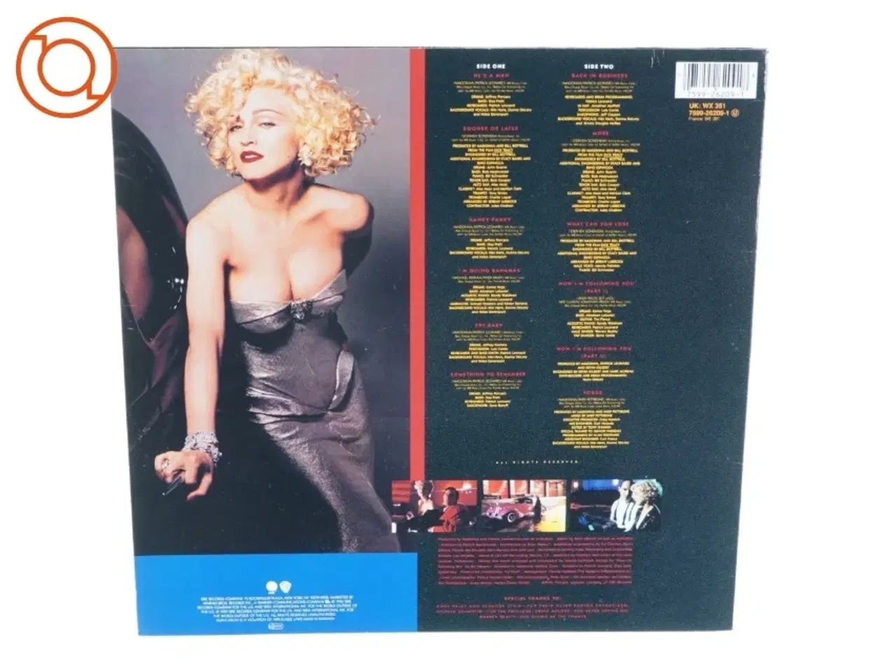 Billede 2 - Im breathless af Madonna LP