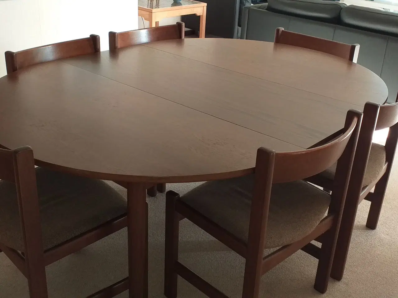Billede 2 - Wegner spisebord og 6 stole