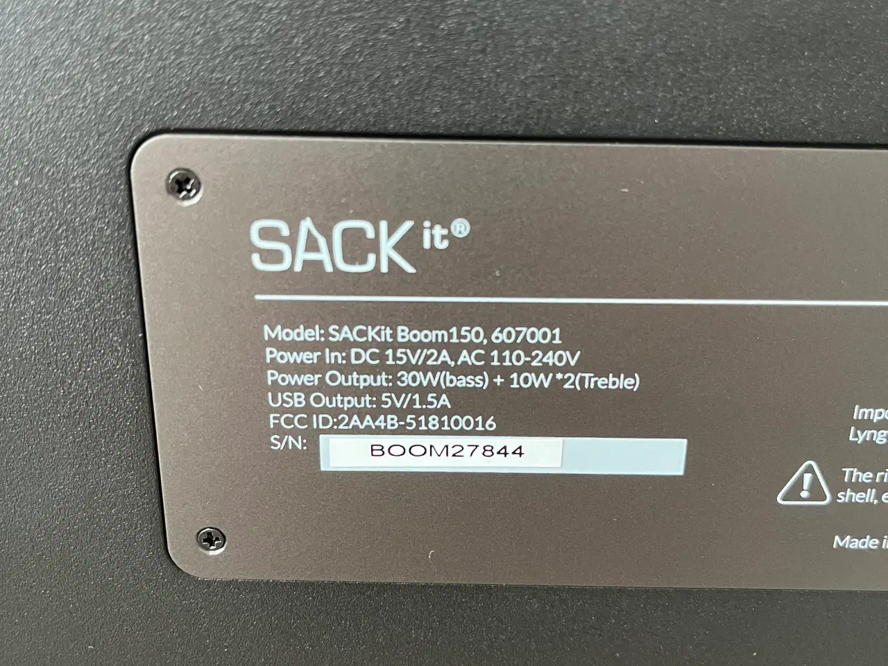 Billede 4 - Sack It Boom 150 højtaler