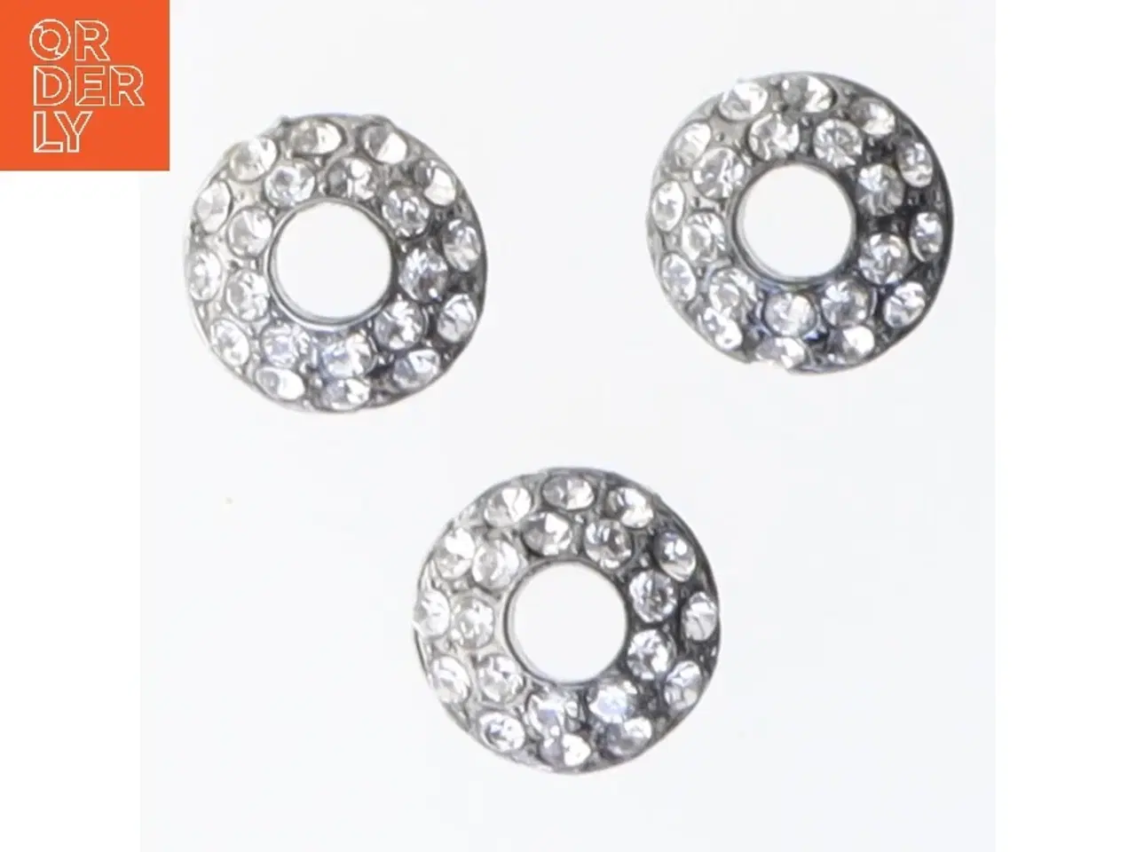 Billede 1 - Smykkeperler med sten (str. 15 mm)