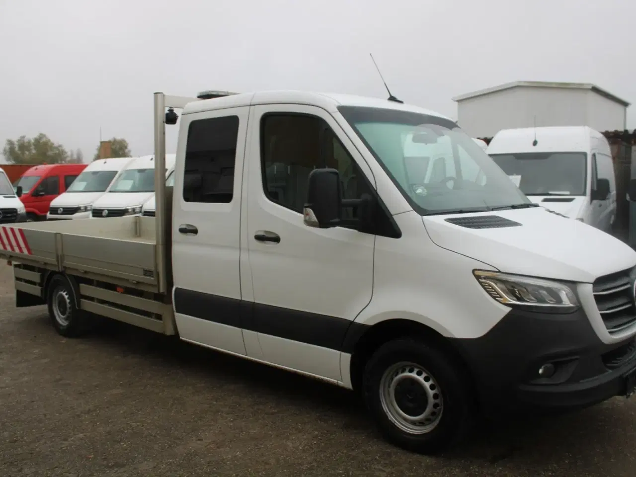 Billede 2 - Mercedes Sprinter 316 2,2 CDi A3 Mandskabsvogn m/lad RWD