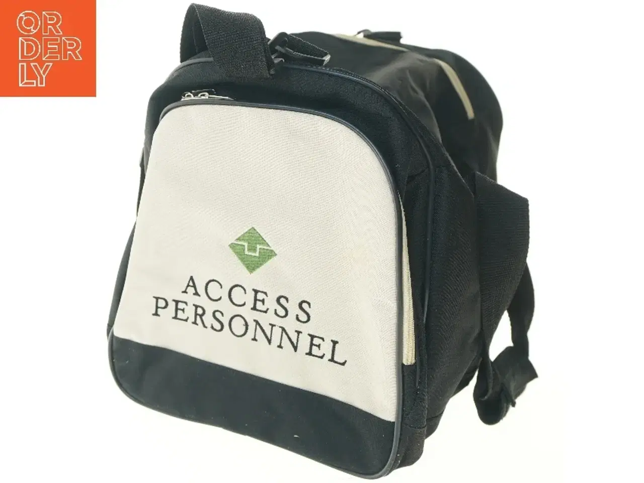 Billede 3 - Sort og hvid sportstaske (str. 58,5x37 cm)