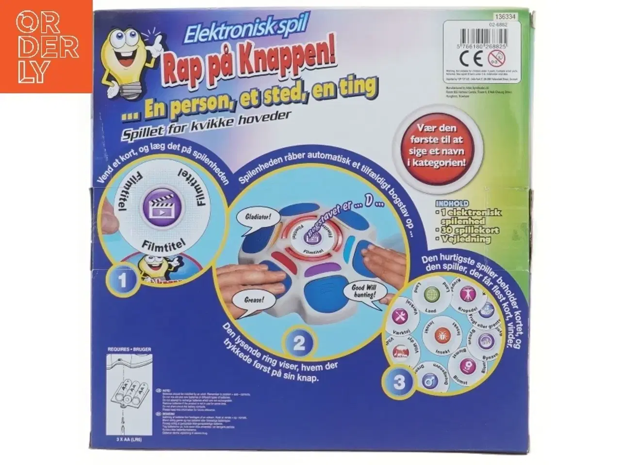 Billede 2 - Elektronisk spil 'Rap på Knappen' (str. 27x27 cm)