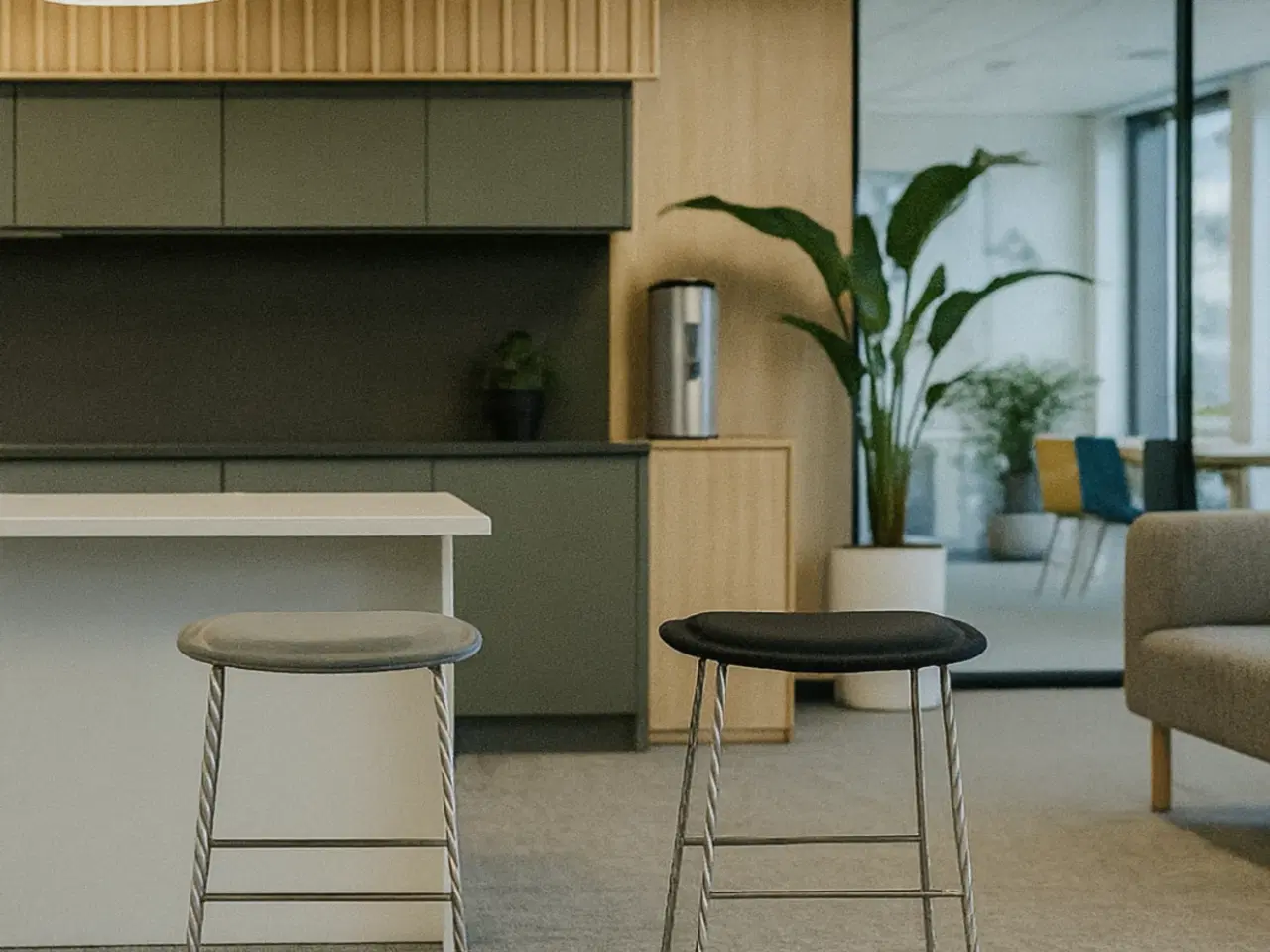 Billede 2 - Hi Pad Barstol - Cappellini (Mørkegrå)