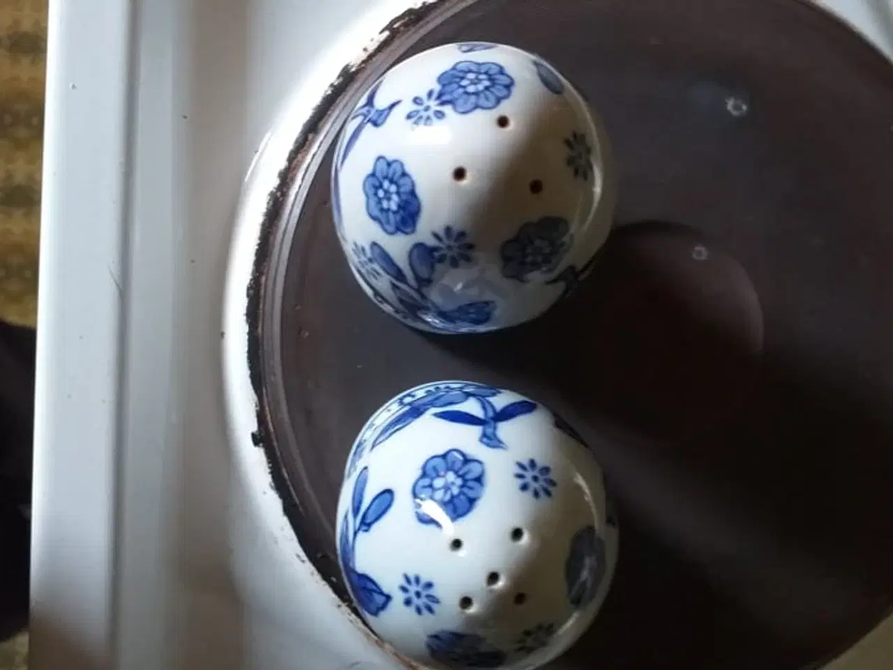 Billede 5 - Gammel salt og peber bøsse