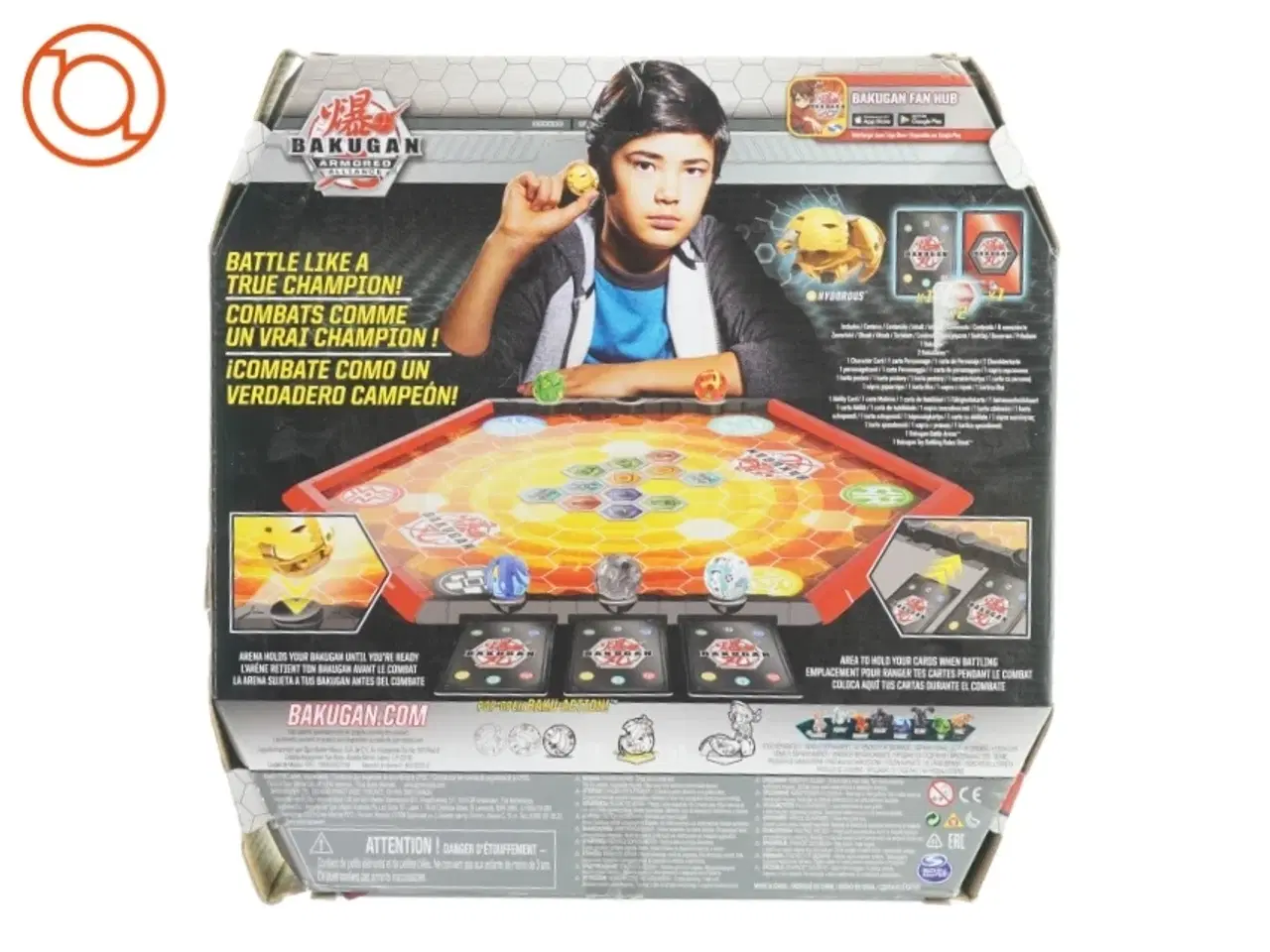 Billede 2 - Bakugan-spil med figurer og kort (str. 34 X 34cm)