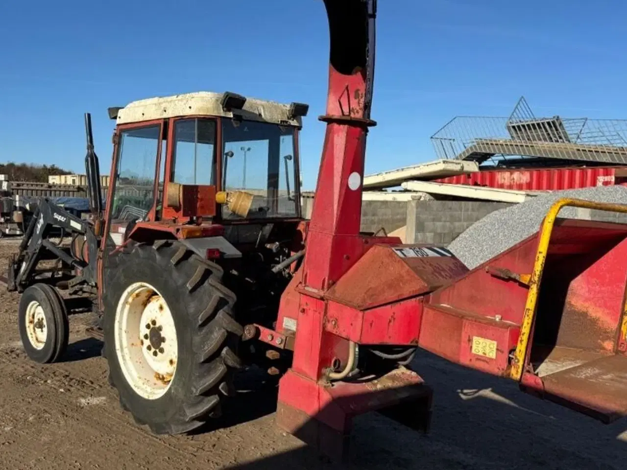 Billede 4 - Fiat / New Holland 45-66S -12/1 Maskinsæt med Frontlæsser & Flishugger