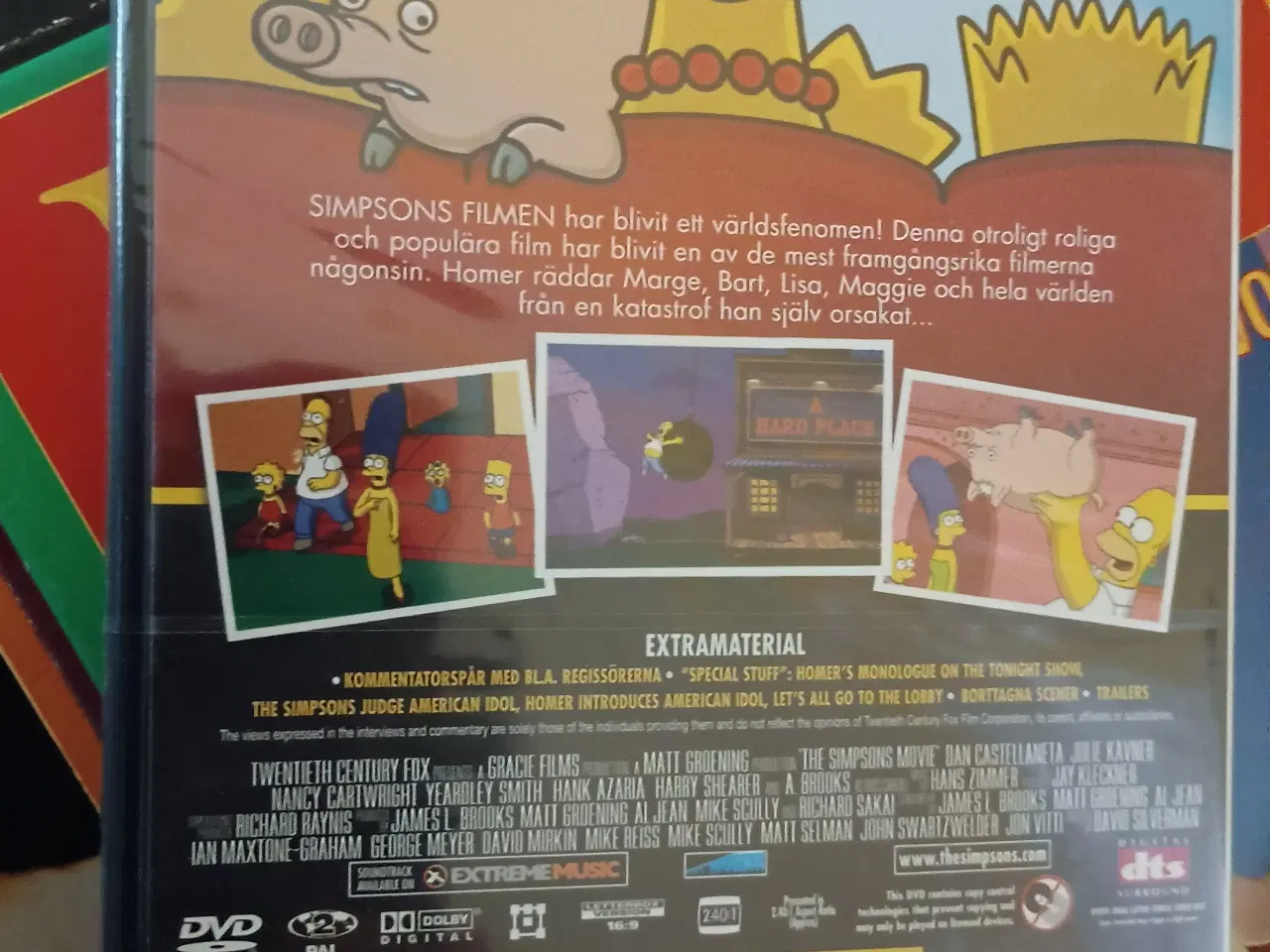 Billede 2 - The Simpsons Filmen. På DVD.
