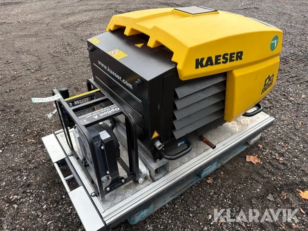 Billede 4 - Mobil kompressor Kaeser M17 med udtræksplatform