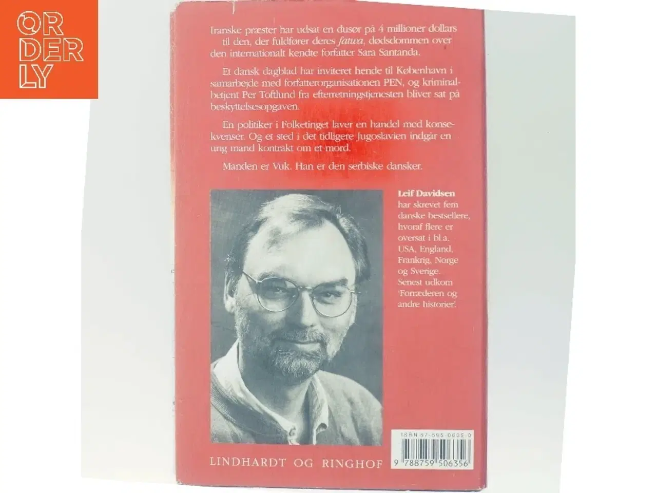 Billede 3 - Den serbiske dansker : roman af Leif Davidsen (Bog)