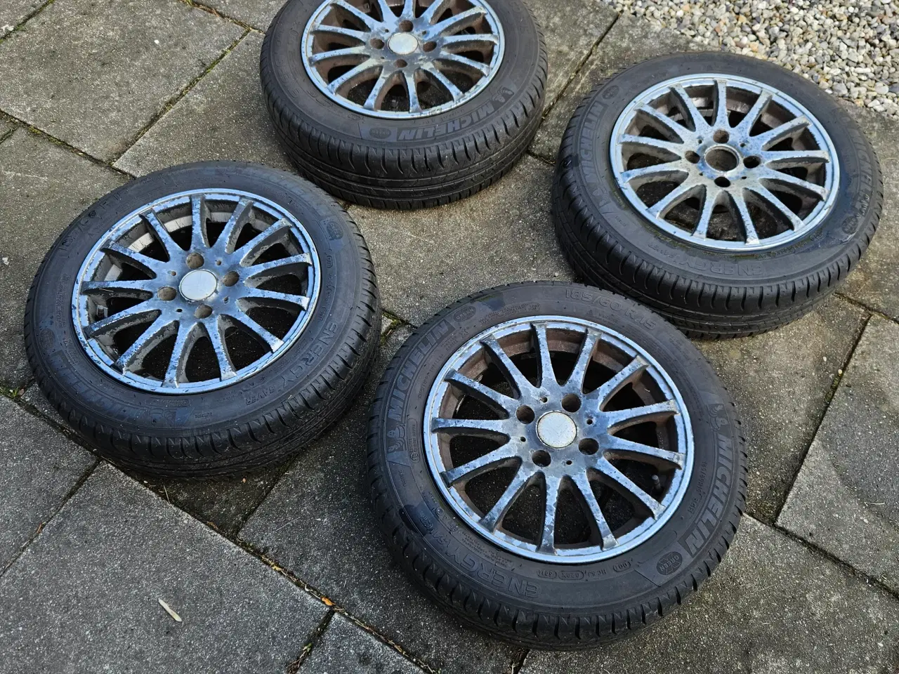 Billede 3 - Alufælge med michelin dæk