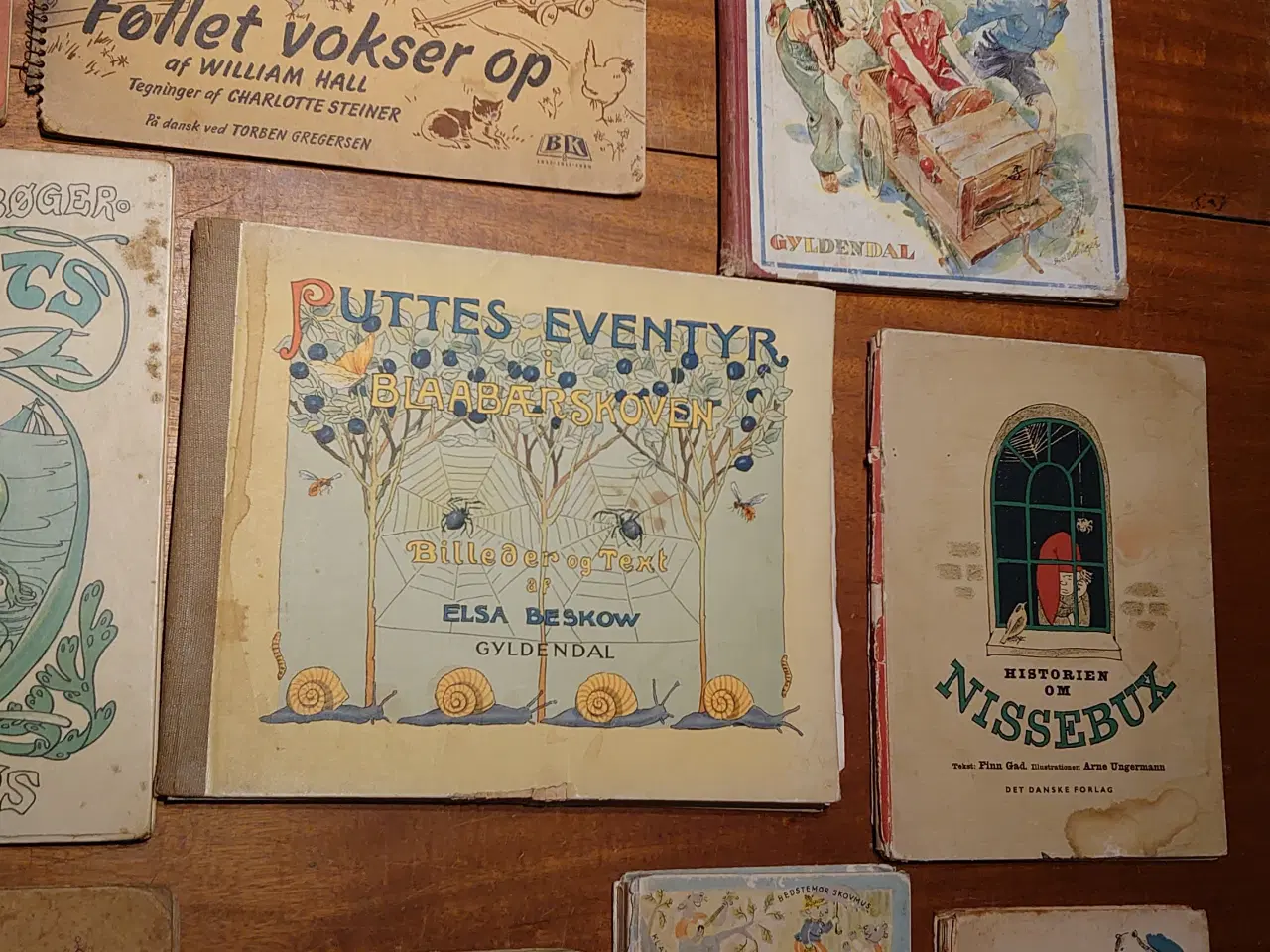 Billede 5 - 27stk antikvariske børnebøger i dårlig stand.