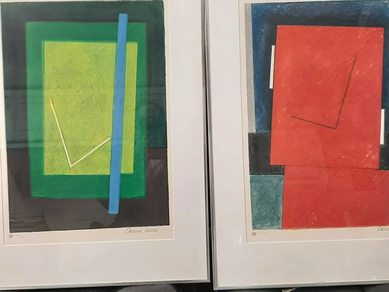 Billede 1 - Litografier af Osmund Hansen