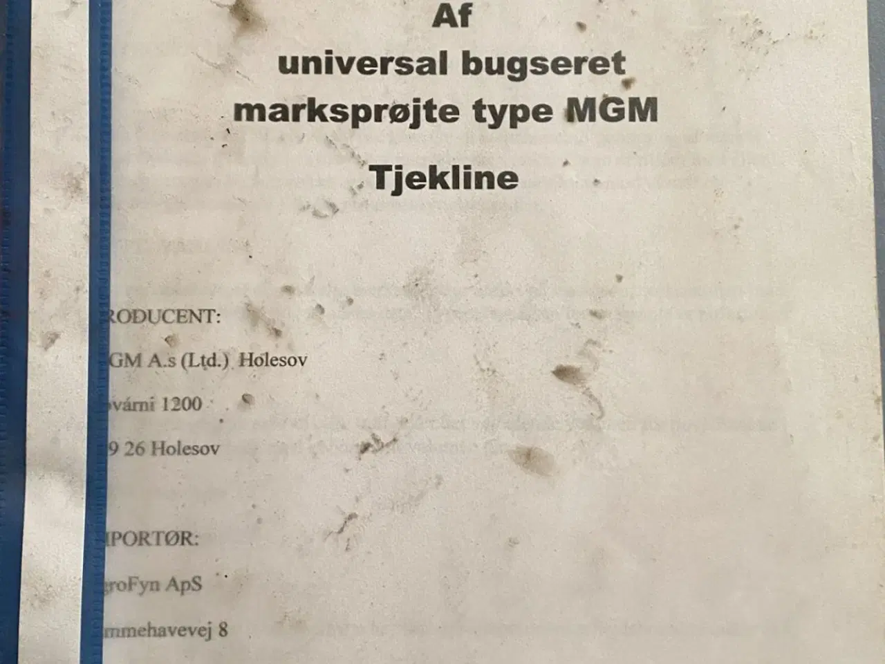 Billede 12 - MGM 3000 ltr. 24 mtr. Sprøjten er synet 2024. Der medfølger også smalle hjul til sprøjten.