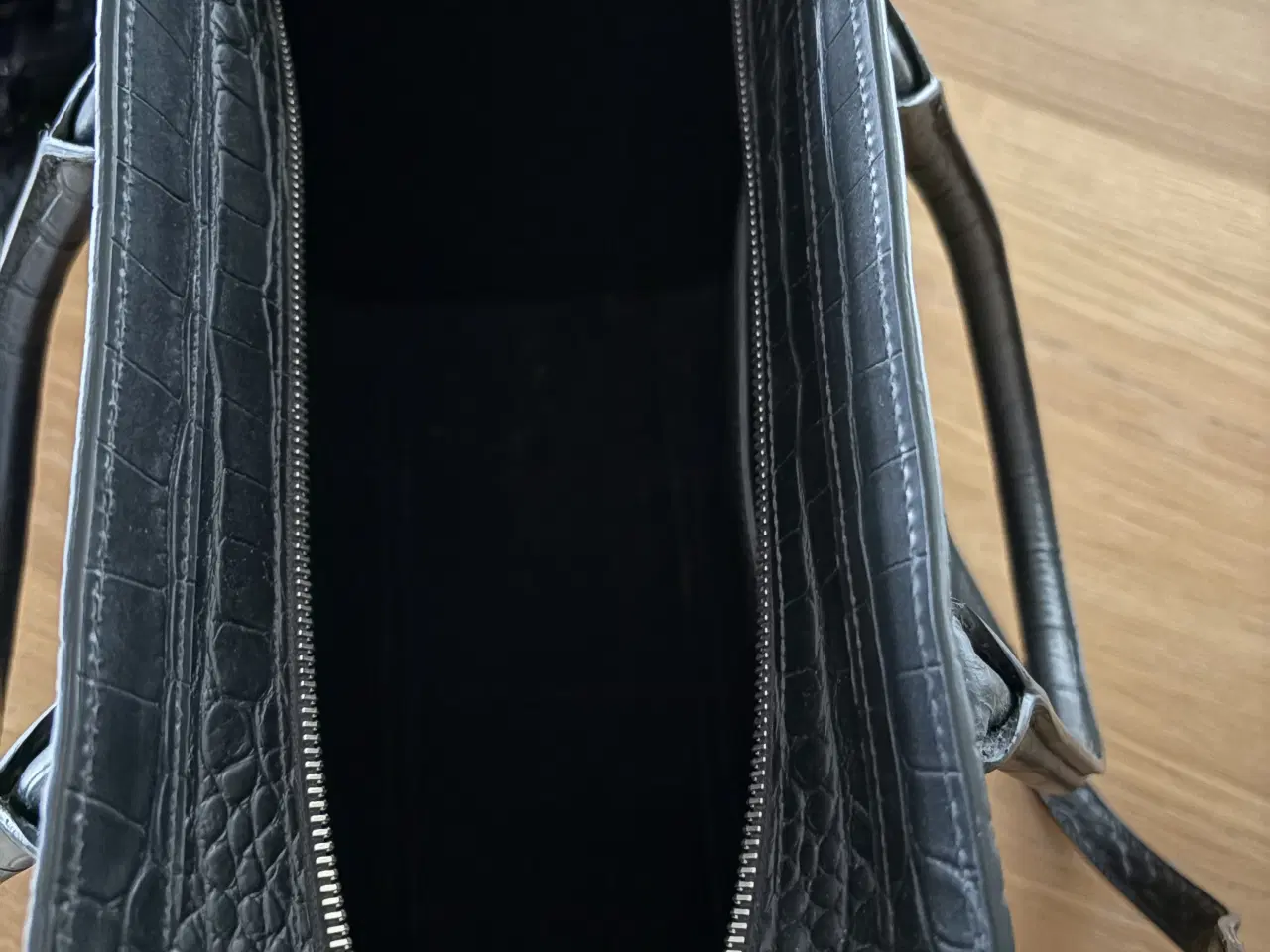 Billede 6 - Mulberry small zipped Bayswater, Croc. 