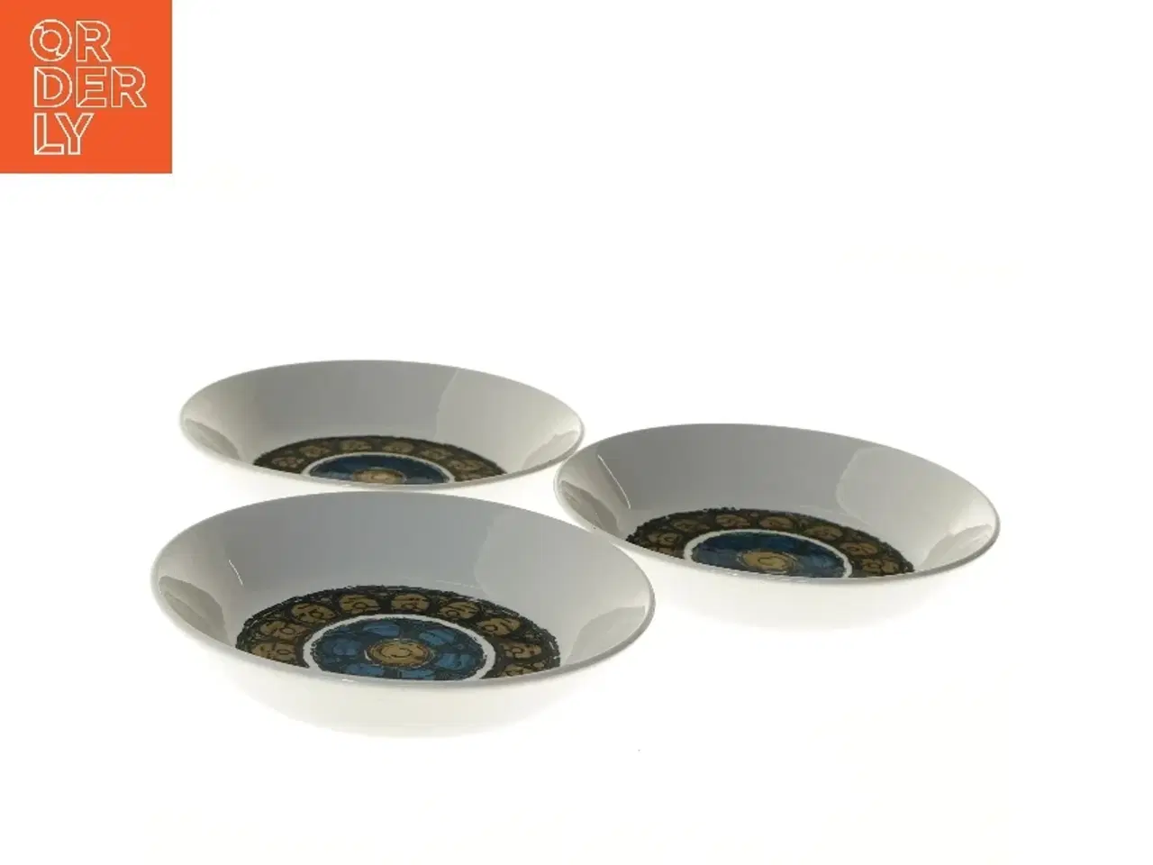 Billede 5 - Tallerkensæt med mønster fra Biltons (str. Ø 20,5 cm)