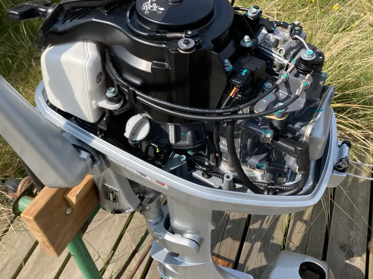 Billede 2 - 15 fods glasfiber jolle med 4 HK Honda motor.