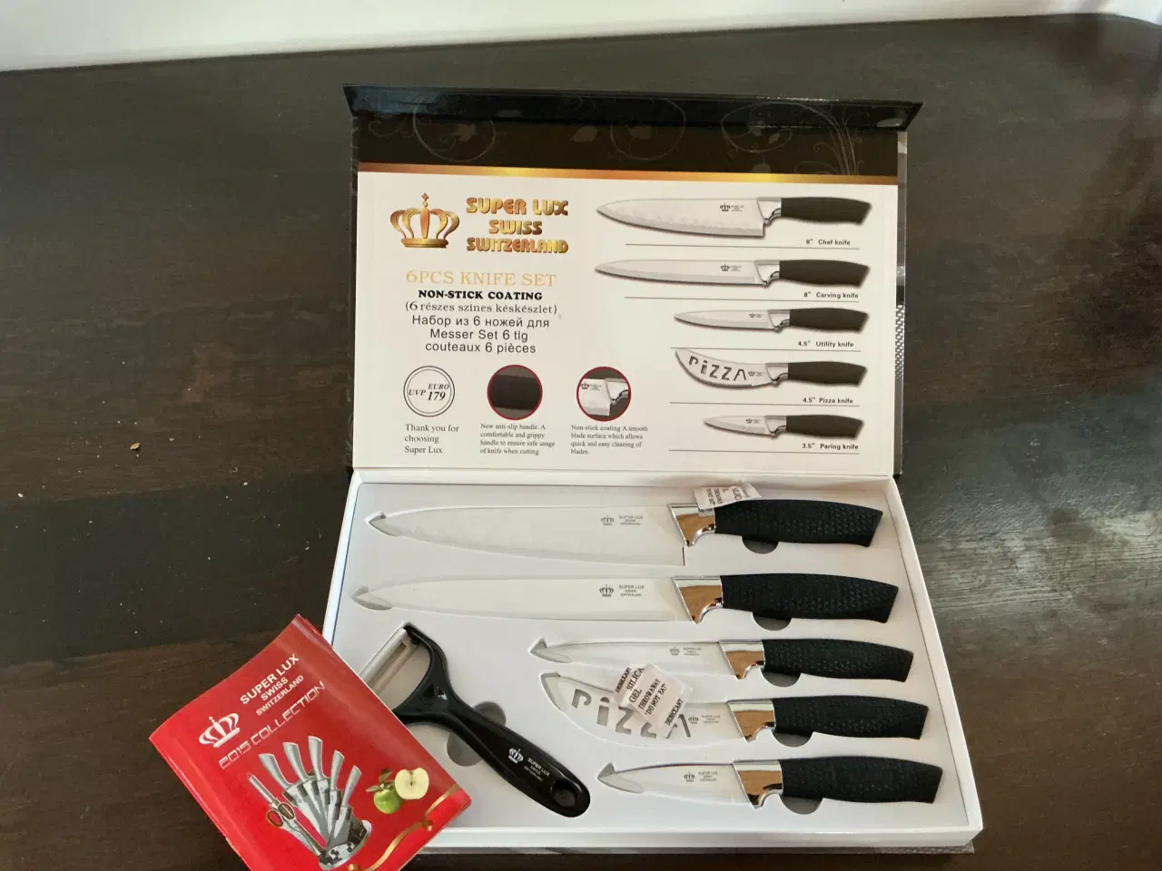 Billede 1 - Kniv sæt med 5 knive og skrællekniv.