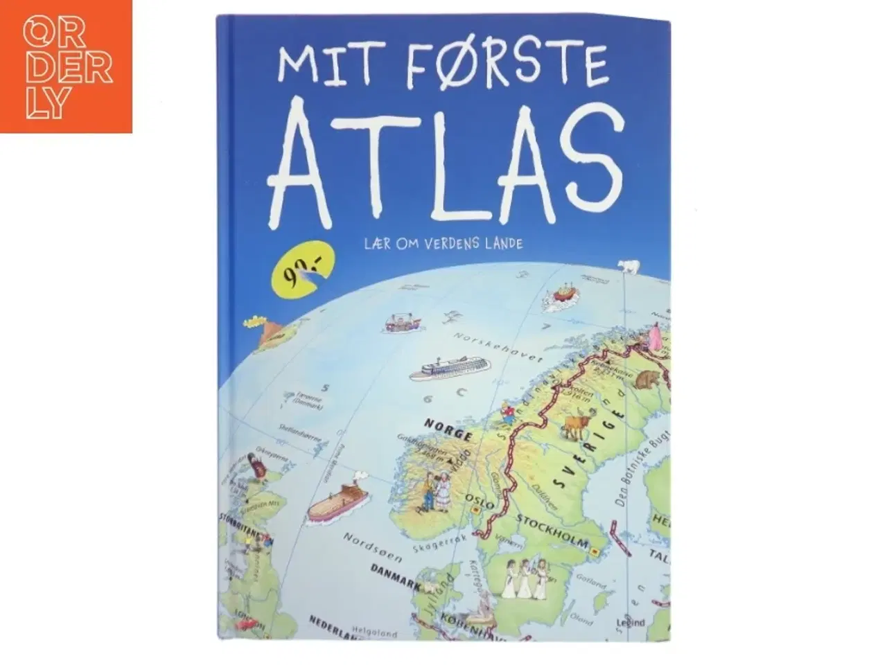 Billede 1 - Mit første atlas : lær om verdens lande af Jesper Groftved (Bog)
