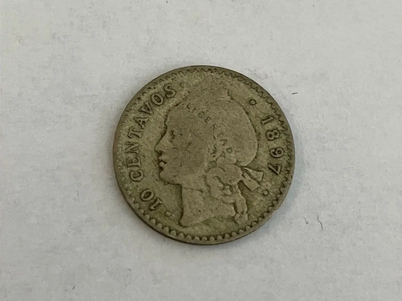 Billede 2 - 2 1/2 Gramos Dominican Republic 1897